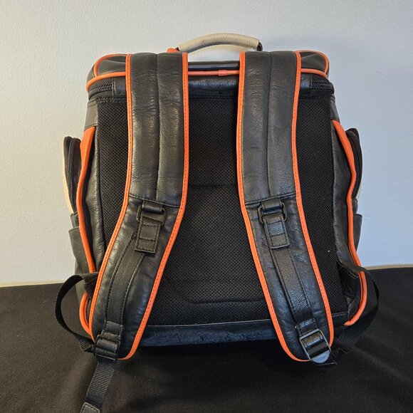 Vintage Harley Davidson Leather Motorcycle Backpack - 105th Anniversary Edition - Picture 2 of 14